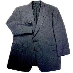 Ermenegildo Zegna Italy Coppley Sport Coat Wool Herringbone Gray 40 42 S Canada